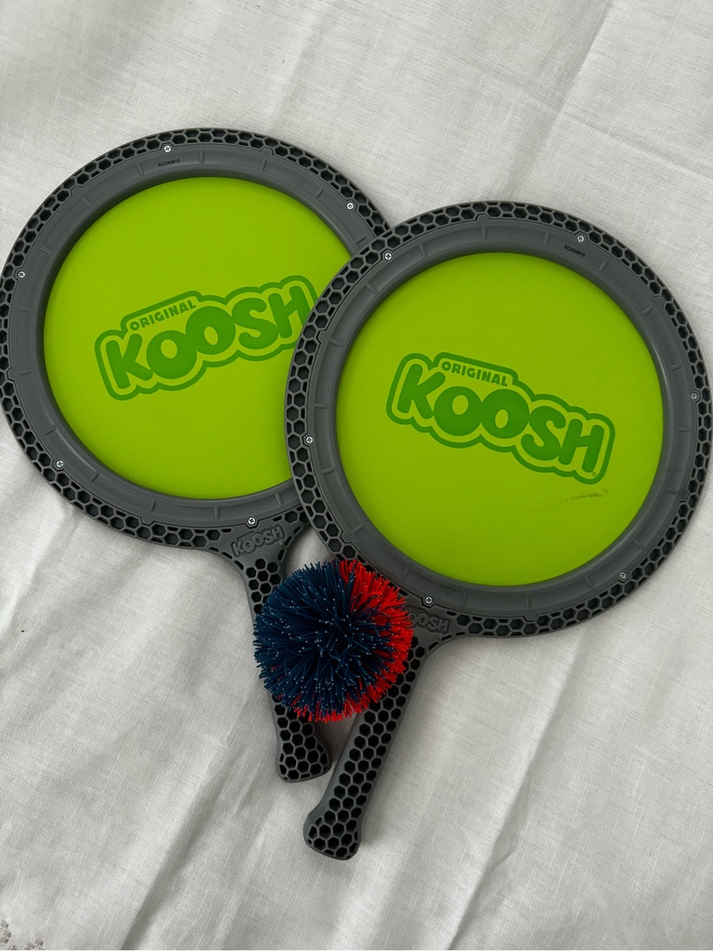 Original Kids Paddle Ball Set - Green & Gray